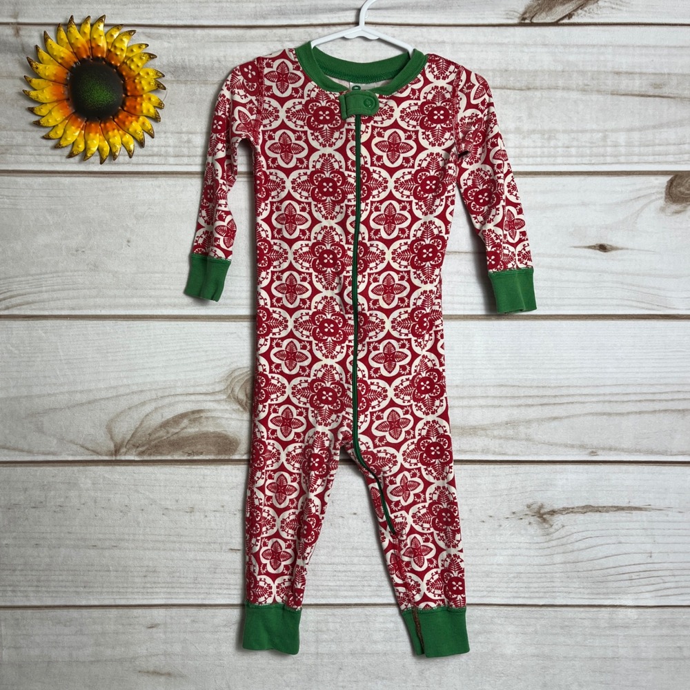 Hanna Andersson 18-24 Months Organic Cotton Snug Fit‎ Zipper Pajamas